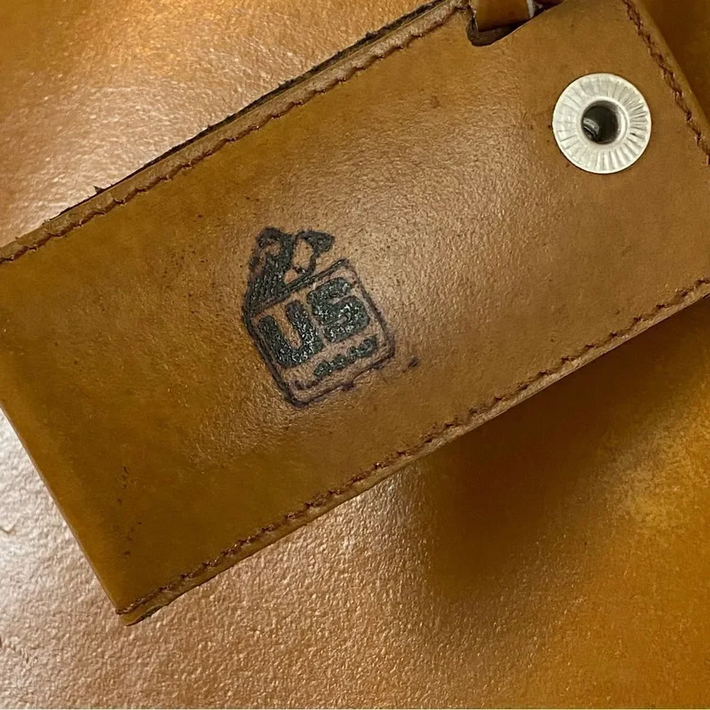 Ambassador Men’s Unisex Vintage Briefcase Chestnut CorpCore Business Organizer‎